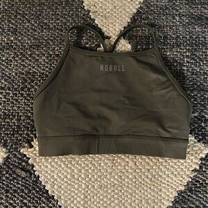 VEUC NOBULL green high neck bra small